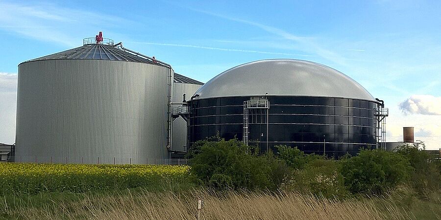 Biogas-Silo