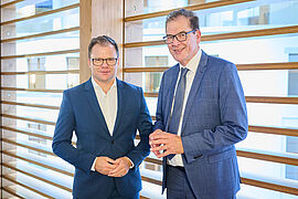 Generaldirektor von UNIDO und Bundesumweltminister Carsten Schneider