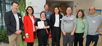 Rita Schwarzelühr-Sutter überreicht Förderurkunde an LebensWerkstatt e. V. in Öhringen