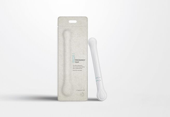 Ein nachhaltiger Schwangerschaftstest aus Recyclingpapier