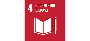Icon für Ziel 4: Hochwertige Bildung