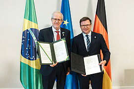 Carsten Schneider und João Capobianco