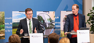 Klimabilanz 2025: Pressekonferenz mit Bundesumweltminister Schneider und UBA-Präsident Messner am 14.03.2026