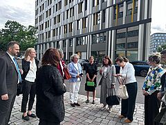 Deutsch-Türkischer Umweltlenkungsausschuss am 1. Juli 2026: Teilnehmnerinnen und Teilnehmer auf dem Euref-Campus
