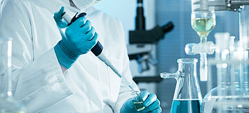 Experiment im Labor