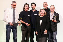 Svenja Schulze mit Gewinnern des Bundespreis Ecodesign 2019