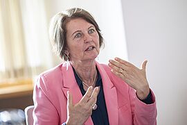Die stellvertretende Ratsvorsitzende Gunda Röstel 