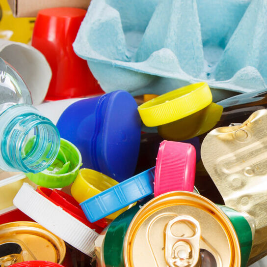 Eine größere Ansammlung an Abfallprodukten