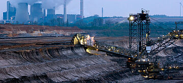 Braunkohle-Bagger
