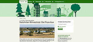 Screenshot von Umwelt im Unterricht