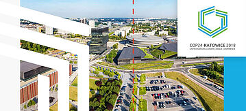 Blick auf das Messezentrum von Katowice