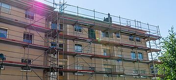 Sanierung eines Mehrfamilienhauses