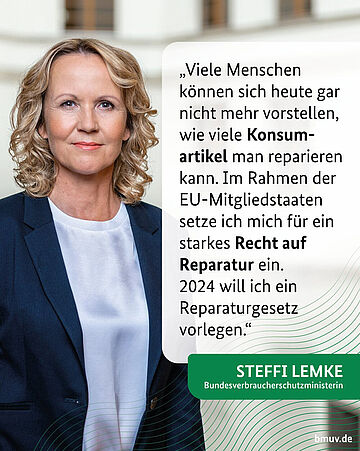 Steffi Lemke. Weitere Informationen siehe Bildunterschrift