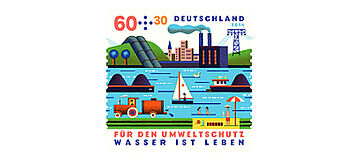 Illustrierte Briefmarke