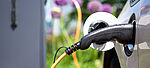 Elektroauto beim Aufladen