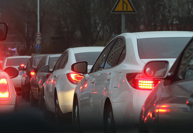 Autos im Stau