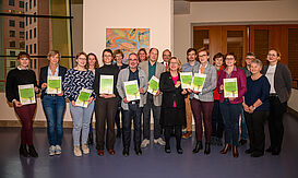 Gruppenfoto "EMAS Awards 2019" mit Bundesumweltministerin Svenja Schulze