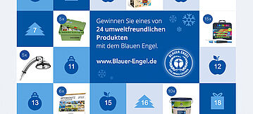 Adventskalender vom Blauen Engel