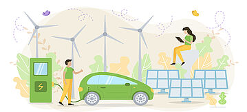 Illustration Energiewende