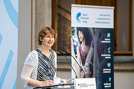 Jugendpressekonferenz mit der Staatssekretärin Dr. Christiane Rohleder