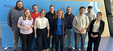 Gruppenfoto mit Steffi Lemke