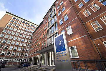 Das Gebäude des Bundesamts für Seeschifffahrt und Hydrographie (BSH) in Hamburg