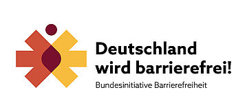 Logo Deutschland wird barrierefrei, Bundesinitiative Barrierefreiheit