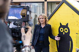 Steffi Lemke beim Demokratiefest