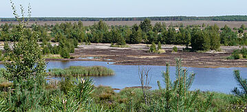 Bergbau-Folgelandschaft mit neuer Seenlandschaft