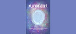 Illustriertes Universum in lila Farbtönen