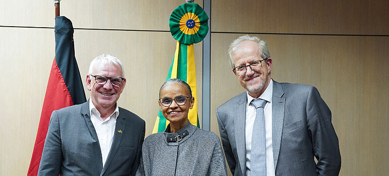 Staatssekretär Jochen Flasbarth trifft in Brasilien die Präsidentschaft der Weltklimakonferenz (COP30). Staatssekretär Jochen Flasbarth trifft in Brasilien die Präsidentschaft der Weltklimakonferenz (COP30).