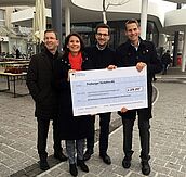 Übergabe eines Förderbescheids für die Freiburger Verkehrs AG von der Parlamentarischen Staatssekretärin