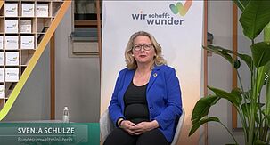 Svenja Schulze im Gespräch
