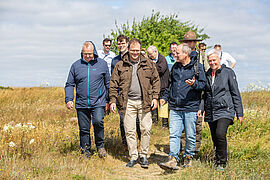 Carsten Schneider beim Biosphärenreservat "Zicker Berge"