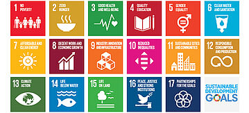 Icons 17 Sustainable Development Goals (SDGs)