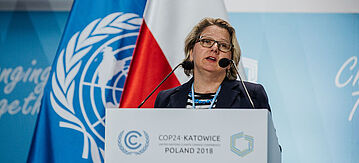 Svenja Schulze am Rednerpult