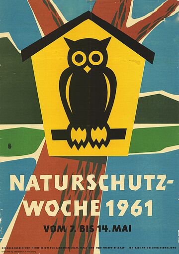 Eule als Naturschutz-Ikone. Weitere Informationen siehe Bildunterschrift
