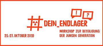 Banner zum Jugendworkshop Endlagersuche