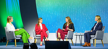 Podimusdiskussion bei der Verleihung des Deutschen Umweltpreises. Weitere Informationen siehe Bildunterschrift