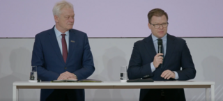 Bundesumweltminister Carsten Schneider und Bundeslandwirtschaftsminister Alois Rainer