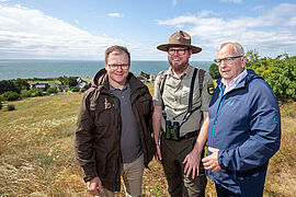 Carsten Schneider besucht "Zicker Berge"