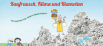 Cover: Ein Berg Konsumgüter (illustriert) daneben spielen Leo und Polly Pop mit Spielzeugautos. Ein Dame mit vielen Einkäufen steht auf dem Berg.