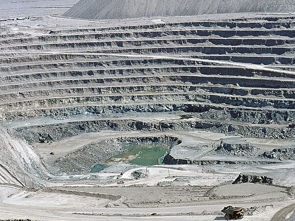 Kupfermine in Chuquicamata, Chile