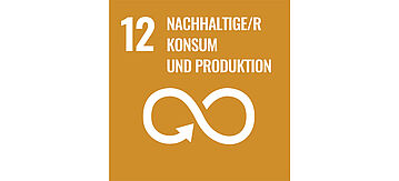 Icon für Ziel 12: Nachhaltige/r Konsum und Produktion