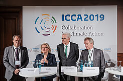 Bundesumweltministerin und Minister bei der Eröffnung