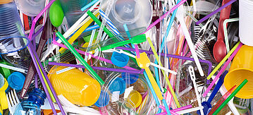 Einwegplastikmüll
