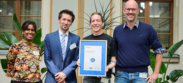 Gruppenfoto der Gewinner