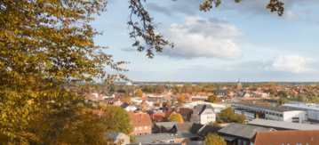 Blick über Boizenburg, Mecklemburg-Vorpommern