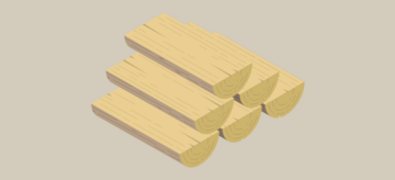 Zu trockenes Holz. Weitere Informationen siehe Bildunterschrift