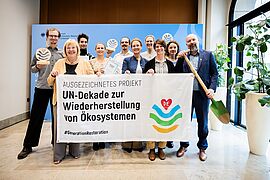 Bettina Hagedorn, Parlamentarische Staatssekretärin beim Bundesumweltminister - Auszeichnung der Gewinnerprojekte des UN-Dekade Projektwettbewerbs 2025 Stadtnatur im BMUKN in Berlin.